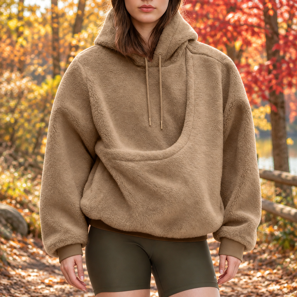 Brown Hoodie Fall