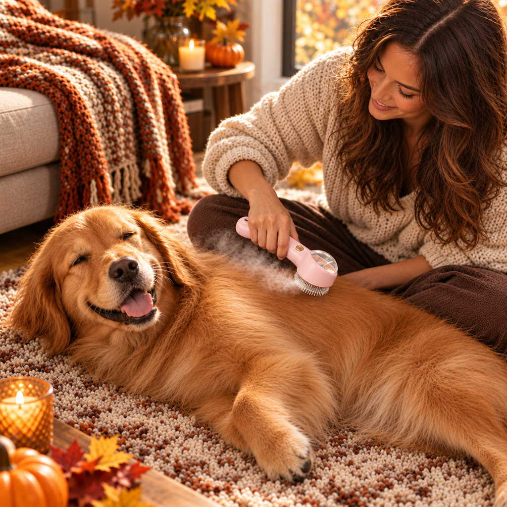 Pink Brush Dog Grooming Accurate Product