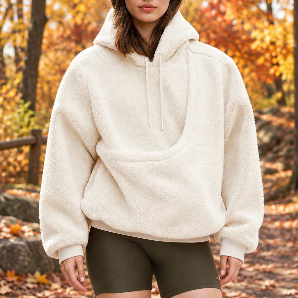 White Hoodie Fall